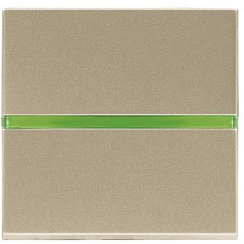 Выключатель кнопочный с подсветкой без рамки ABB Niessen Zenit 1-кл. 2 мод. N2204.5 CV шампань фото Выключатель кнопочный с подсветкой без рамки ABB Niessen Zenit 1-кл. 2 мод. N2204.5 CV шампань картинка